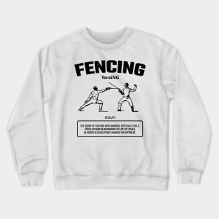 fencing Crewneck Sweatshirt